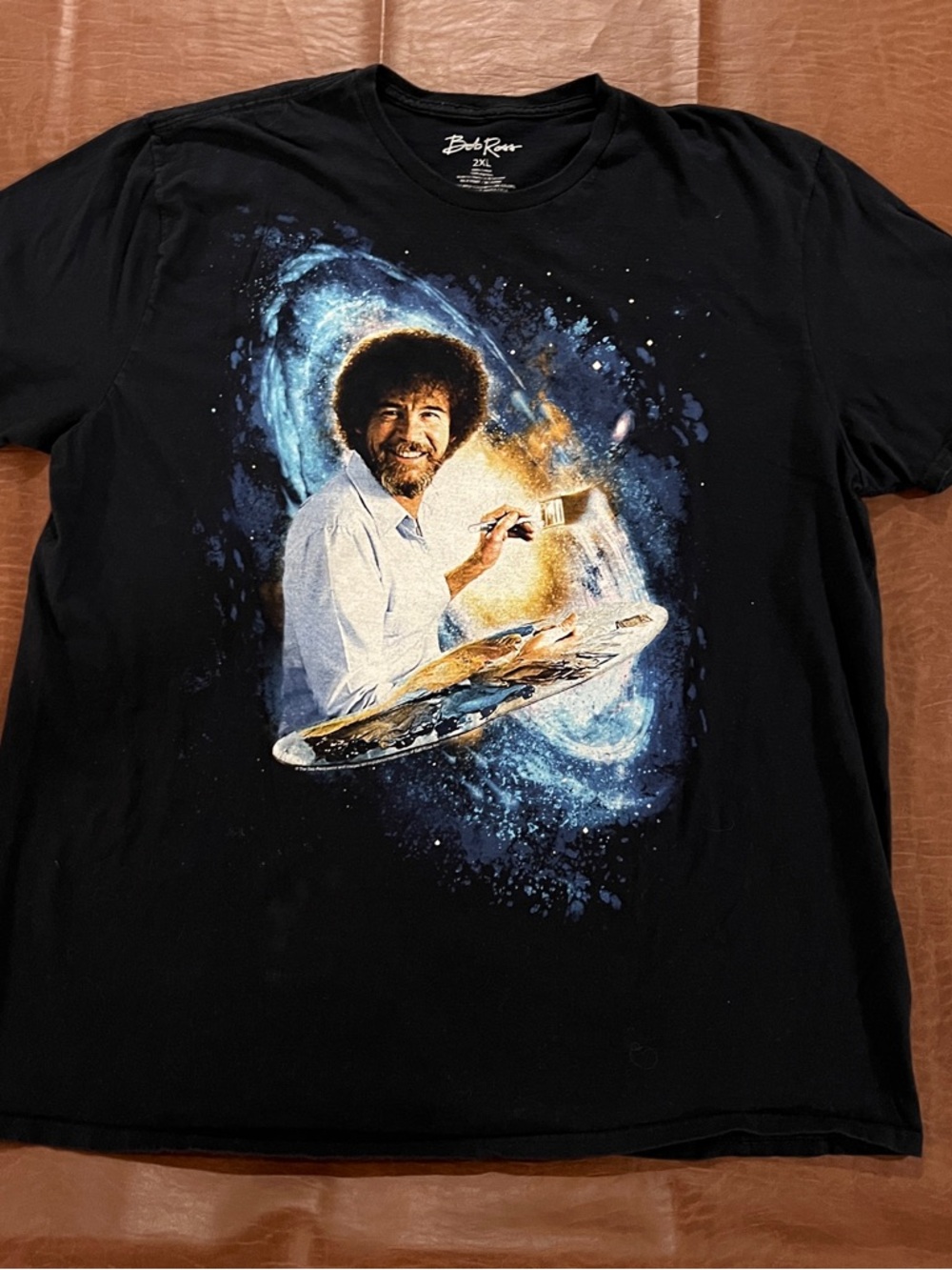 Bob Ross Painting Universe Shirt - Size 2XL (Fit XL)
